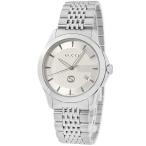 【3年保証】 グッチ 腕時計 Gタイムレス YA1264174 クオーツ メンズ 新品未使用 ホワイト デイト インターロッキング