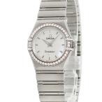 【3年保証】 オメガ 腕時計 コンステレーション 1476.71.00 クオーツ レディース 純正ダイヤ 白 ホワイト シェル