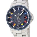 【3年保証】 コルム 腕時計 アドミラル レジェンド 42 395.113.20/V750 AB50 自動巻き メンズ 新品同様 ブルーPVD 信号旗 12角形 日本限定