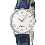 【3年保証】 ロレックス 腕時計 チェリーニ 5115/9 手巻き メンズ ランダム番 K18WG無垢 アイボリー コンピューター文字盤