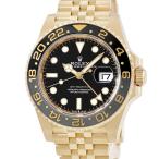 【3年保証】 ロレックス 腕時計 GMTマスター II 126718GRNR 自動巻き メンズ ランダム番 K18YG無垢 ブラック グレー ベンツ針 ジュビリー
