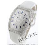 フランクミュラー トノーカーベックス ダブルミステリー ダイヤ WG金無垢 クロコレザー 腕時計 メンズ FRANCK MULLER 6850
