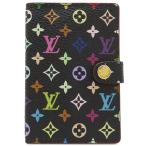  Louis Vuitton обложка для записной книжки ka Rene du bar Agenda Mini монограмма многоцветный черный чёрный карта inserting чехол для пропуска M92652 б/у 