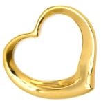 ティファニー ペンダントトップ オープンハート K18YG ゴールド エルサペレッティ  中古