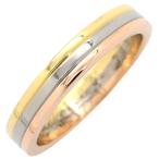 カルティエ リング 指輪 ルイ カルティエ ヴァンドーム K18YG ゴールド #50 スリーカラー Vendome Louis Cartier ウェディング  中古