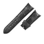 ショッピングブルガリ ブルガリ 腕時計パーツ 純正 クロコバンド クロコダイル ブラック 未使用  替え ベルト ストラップ 22mm ブラック 黒  中古