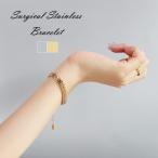 Yahoo! Yahoo!ショッピング(ヤフー ショッピング)ブレスレット ステンレス ブレス  チェーン 大人可愛い シンプル 金属アレルギー ゴールド ジュエリー アクセサリー レディース 女性