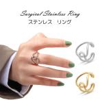 Yahoo! Yahoo!ショッピング(ヤフー ショッピング)リング 指輪 ステンレスリング ワイヤー 交差 太幅 幅広 k18コーティング 低アレルギー デザイン おしゃれ