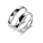MIKAMU 愛の証 ペアリング カップル リング ス メンズリング レディースリング 人気 シルバー925 純銀製 フリーサイズ 結婚指輪キャンペーン