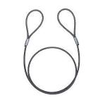 【ワイヤーロープ】 JISロック止めワイヤー　 玉掛けワイヤー　 6mm×0.3m 【529】