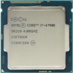 在宅勤務応援★デスクトップPC用CPU INTEL Core　i7-4790K  4.00GHZ  SR219 インテル 増設CPU【送料無料】【美品】