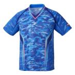 Nittaku（ニッタク） 卓球アパレル SKYCAMOUFLA SHIRT スカイカモフラシャツ 男女兼用 ブルー O