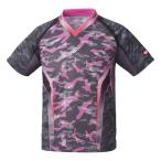 Nittaku（ニッタク） 卓球アパレル SKYCAMOUFLA SHIRT スカイカモフラシャツ 男女兼用 ピンク S