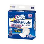 （まとめ）ユニ・チャーム ライフリー一晩中あんしん尿とりパッド42枚〔×3セット〕