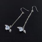 Yahoo! Yahoo!ショッピング(ヤフー ショッピング)ピアス レディース 天使の羽 ハート プレゼント ギフト アクセサリー かわいい ゴージャス おしゃれ ジルコニア 天使