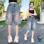  ребенок одежда Denim шорты девочка тонкий свободно шорты девушки женщина . средний ученик начальной школы 5 минут длина Denim брюки весна лето B вид ..