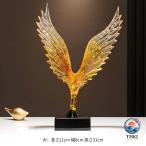 . украшение Eagle ястреб произведение искусства интерьер украшение . sho успех crystal способ стекло умение способ прозрачный полимер янтарь цвет Gold золотой цвет счастливый случай фэн-шуй ..