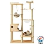  кошка tower кошка tree высота 194cm.. класть много голова .. космический корабль кошка tower гамак сверху . внизу . легко коготь .. paul (pole) из дерева 