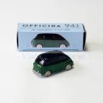 OFFICINA-942 1/76 FIAT 600 TAXI 1956 オフィチーナ 942 フィアット 600 ムルティプラ タクシー ブラック/グリーン ◇ART1010