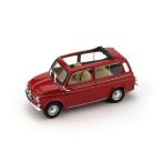 ブルム 1/43 フィアット 500 チンクエチェント ジャルディニエラ アペルタ 1960 レッド BRUMM FIAT 500 GIARDINIERA APERTA ROSSO