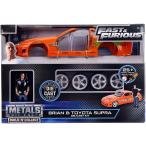 JADA TOYS 1/24 組立キット トヨタ スープラ ブライアン フィギア付き ワイルドスピード Fast & Furious Toyota Supra with Brian Figure