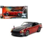 JADA TOYS 1/24 ワイルドスピード ダットサン 240Z 1972 レッド / ブラック F&F X Datsun ミニカー 34916