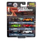 JADA TOYS ナノ ワイルドスピード 6台セット スープラ/エクリプス/ジープ/チャージャー/F-150 Fast & Furious ミニカー