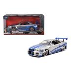 JADA TOYS 1/24 ワイルドスピード ブライアン 日産 スカイライン GT-R (R34) 2002 F&amp;amp;amp;amp;F Brian's Nissan Skyline 97158