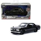 JADA TOYS 1/32 The Fast and The Furious Nissan Skyline 2000 GT-R 1971 черный Brian FAST AND THE FURIOUS NISSAN миникар 