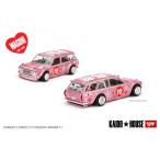 MINI GT 1/64 ダットサン 510 ワゴン 花見 V1 街道はうす ピンク Datsun KAIDO 510 Wagon Hanami KHMG012