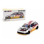Kaido House x Mini GT 1/64 Honda Civic (EF) 1987. форма V1 желтый Honda Civic Kanjo v1 миникар 