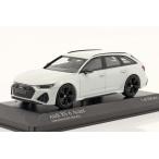 ミニチャンプス 1/43 アウディ RS6 アヴァント 2019 ホワイトメタリック MINICHAMPS AUDI RS6 AVANT 410018012