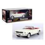MOTOR MAX 1/24 フォード マスタング 1964 ホワイト 007 「ゴールドフィンガー」Ford Mustang Convertible Goldfinger ミニカー
