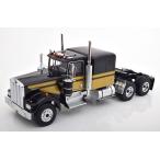 ROAD KINGS 1/18 KENWORTH W900 1989 ロードキングス ケンワース ブラック/ゴールド トレーラーヘッド ミニカー