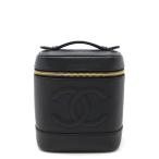 CHANEL Chanel здесь Mark косметичка ручная сумочка косметичка cosme сумка черная икра s gold кожа черный Gold металлические принадлежности A01998