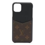 LOUIS VUITTON Louis Vuitton монограмма IPHONE бампер 11 PRO MAX смартфон покрытие смартфон кейс мобильный кейс nowa-ru черный M69097