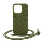 BOTTEGA VENETA Bottega Veneta сетка iPhone15 Pro смартфон кейс мобильный покрытие ремешок на шею есть силикон 