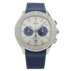 PIAGET ピアジェ ポロ クロノグラフ シルバー文字盤 SS ラバー 世界限定888本 メンズ AT オートマ 腕時計 G0A46013　