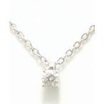 (ジュエリー)Ponte Vecchio ポンテ ヴェキオ ダイヤ0.10ct ペンダント ネックレス K18WG 750WG ホワイトゴールド (k)(Blumin 楽天市場..