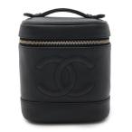 CHANEL Chanel здесь Mark косметичка ручная сумочка косметичка cosme сумка черная икра s gold кожа черный чёрный Gold металлические принадлежности A01998