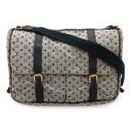LOUIS VUITTON ルイ ヴィトン モノグラムミニ サックママン ショルダーバッグ マザーズバッグ 斜め掛け ブルー M42350