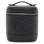 CHANEL Chanel здесь Mark косметичка ручная сумочка косметичка cosme сумка черная икра s gold кожа черный чёрный Gold металлические принадлежности A01998