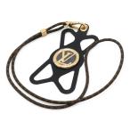 LOUIS VUITTON Louis Vuitton монограмма phone держатель Louis -ziPhone смартфон мобильный аксессуары силикон nowa-ru чёрный черный 