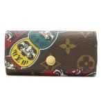 LOUIS VUITTON ルイ ヴィトン モノグラム ミュルティクレ4 4連キーケース 山本寛斎 日本限定品 ダルマ ペイント イニシャル入り M67252 (中古)