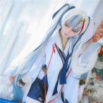 初音ミク/Hatsune Miku 風 雪の巫女 コスプレ 衣装 着物 浴衣 和服 アニメ ゲーム コスチューム パーティーグッズ 仮装 変装