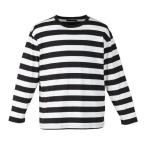 大きいサイズ メンズ Mc.S.P 長袖ボーダーTシャツ ホワイト×ブラック 1158-7640-1 3L 4L 5L 6L 8L