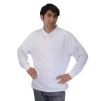 大きいサイズ メンズ Mc.S.P 消臭テープ付鹿の子長袖ポロシャツ ホワイト 1158-8562-1 3L 4L 5L 6L 8L