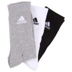 大きいサイズ メンズ adidas クッション 3P クルー ソックス 3色ミックス 1270-2321-1 2XL XL