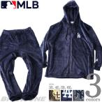 大きいサイズ メンズ MLB メジャーリーグ カチオン ミンク フリース 上下セット 28461yh