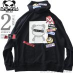 大きいサイズ メンズ B/W-PDJ RELAX パンディエスタ ラインストーン プルオーバー パーカー 564862k